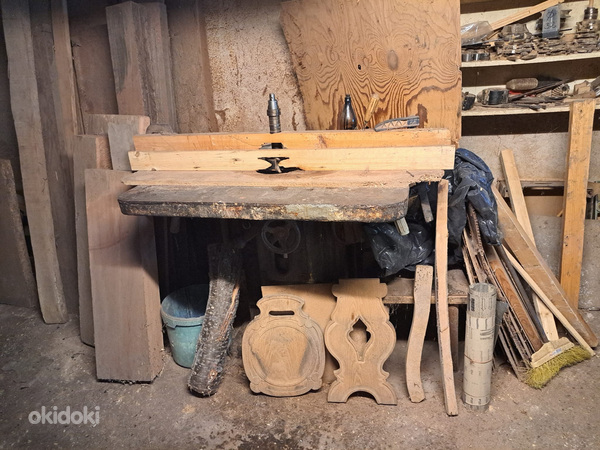 Erinevad puidutöömasinad ja -materjal (foto #4)