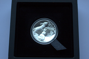 1 unts hõbedat 999 Lunar 2023 kõrge reljeef proof. (2 foto / 7)