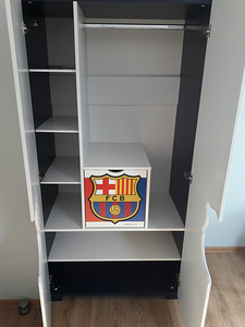 Meblik lastetomööbel Barcelona kapp+voodi+ sahtel+kast (3 foto / 4)