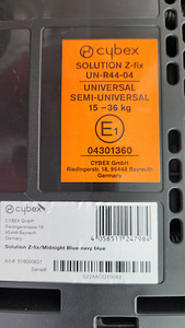 Turvatool Cybex Solution Z-fix. 15-36 kg. (4 foto / 4)