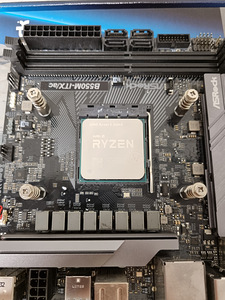 B550M-ITX/ac + Ryzen 5 3600X + Gammaxx 400 V2 с Arctic P12 (3 фото из 5)