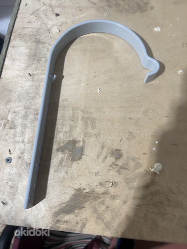 Iselukustuv metallist rennikonks – 12,5 cm VALGE
