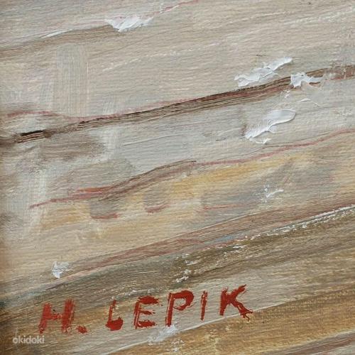 Хьюго Лепик, картина маслом, 107x82см (фото #3)