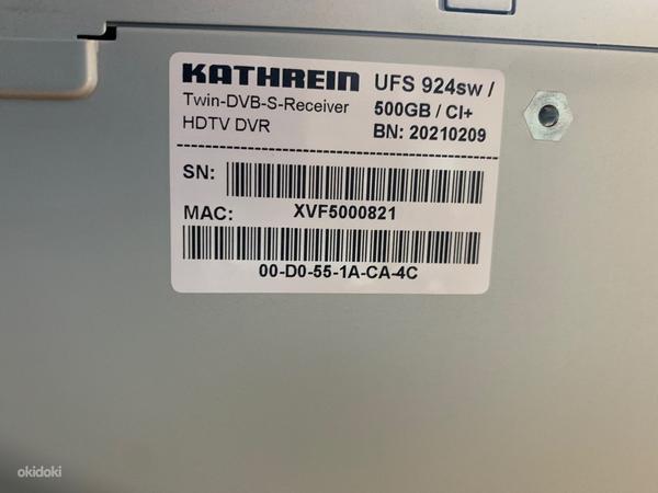 Kathrein UFSconnect 926sw 500GB, Sat-Receiver - Twin-Tuner (фото #3)