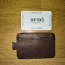 Картхолдер RFID тёмно коричневый из натуральной кожи (фото #1)
