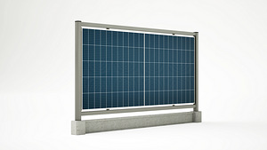 Bifacial Päikeseenergia Piirdeaed (5 foto / 8)
