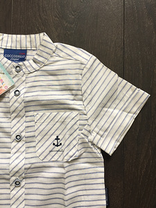 Новая рубашка на мальчика Coccodrillo в морском стиле, 86