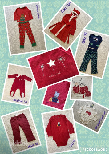 Рождественская одежда, разные размеры (Gap, Okidoki, H&M др)