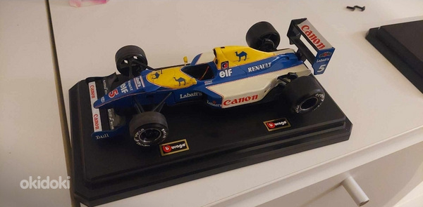 Williams F1 Võitja 1992. Nigel Mansell. 1:22 mudelauto (foto #3)