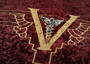Kuld vääriskividega ripats / spirituaalne talisman (4 foto / 7)