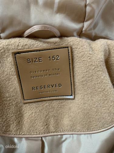 Теплое в/о пальто с подкладкой Zara р 152 (фото #4)