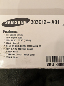 Samsung Chromebook (3 foto / 3)