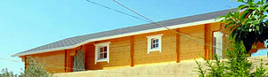 Palkmaja, puitmaja ,, Holzhaus D,, 2x seinaga, loghouse (3 foto / 5)