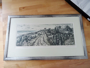 Hugo Mitt graafikaleht "Kadakased karjamaad" (1 foto / 2)
