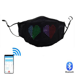 LED-mask, programmeeritav näomask USB-laadimisega (8 foto / 8)