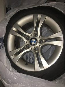 Оригинальные диски BMW 16", с шинами 165/55/16, (3-я серия E