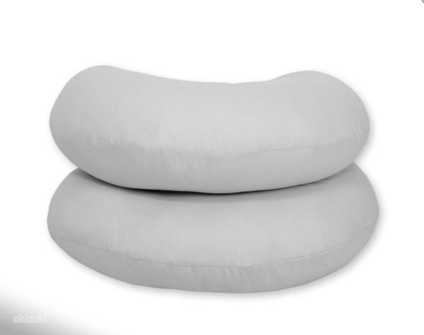 Новая подушка для беременных С-образная, светло-серая (фото #2)