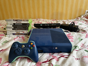 Xbox 360 koos mängude ja Kinectiga (1 foto / 2)