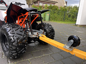 Laste ATV Kayo AT110 + käru (9 foto / 10)