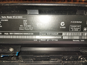 Sülearvuti HP g7-1211so (5 foto / 5)