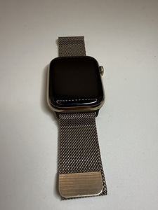 Apple watch 9 Stainless steel, 45mm, Gps +Lte Gold, Bh98% (3 foto / 9)