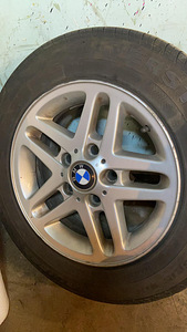 BMW 5x120 style 53 veljed + 195/65 6-7mm suverehv (3 foto / 6)