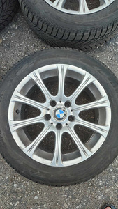 Диски BMW 5x120 + как новые ламели Goodyear 225/50/17 (5 фото из 8)