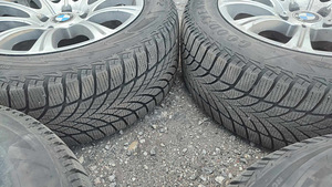 Диски BMW 5x120 + как новые ламели Goodyear 225/50/17 (8 фото из 8)
