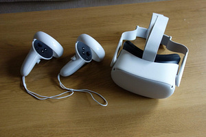 Meta Quest 2, 128 GB, Touch juhtpuldid, valge - VR peakomple (1 foto / 1)