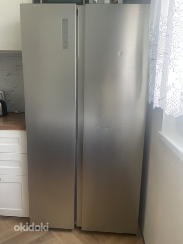 двусторонний холодильник hisense (фото #2)