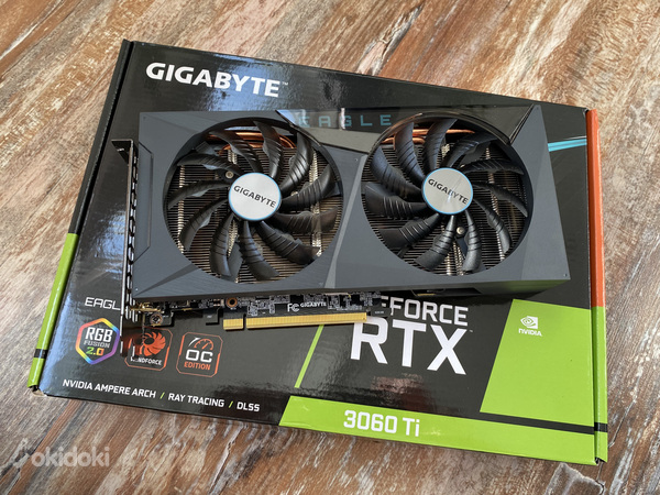 GeForce RTX™ 3060 Ti EAGLE OC 8G (rev. 2.0) (фото #4)