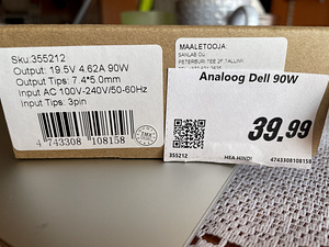 Analoog dell 90w laadija (3 foto / 3)