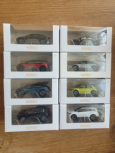 Norev 1:64 mudelautod Renault, Peugeot (1 foto / 6)