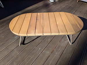 Terrassimööbel akaatsiapuust Asko (4 foto / 5)