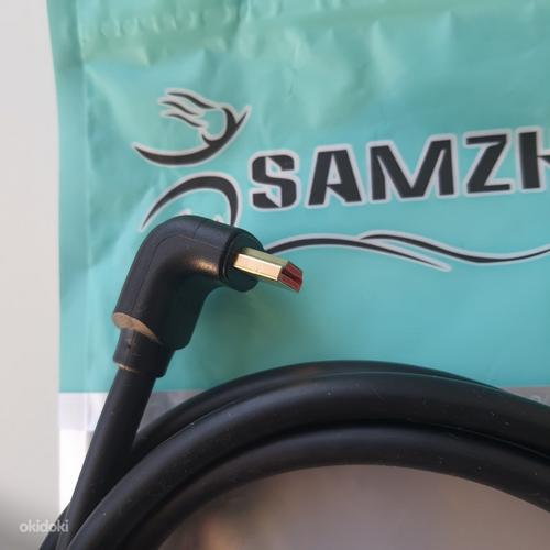 SAMZHE HDMI 2.0 4K kaabel || 2m ja 1,5m || nurga all olev kaabel (foto #2)