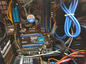 Материнская плата msi h97 PC MATE + процессор + ddr3