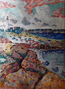 Konrad Mägi maal Vilsandi motiiv 1913-1914 (2 foto / 4)