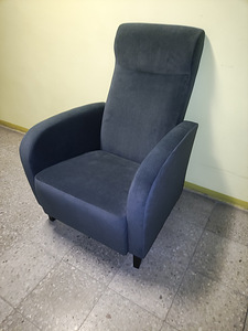 Uus (renoveeritud)sametine tugitool (2 foto / 5)