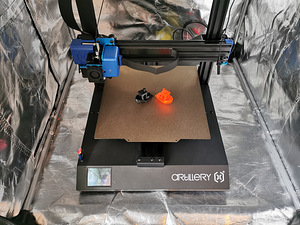 3D принтер Artillery Sidewinder X2 с чехлом (6 фото из 8)