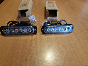 Led tuled, 2tk 12V 4 , Auto, Haagis, Veoauto, Punased (2 foto / 3)