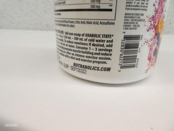 Nutrabolics Anabolic State BCAA HICA pulber 375g UUS! (foto #3)