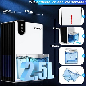 Kiumo CT9 dehumidifier, (30 m²), 2.5 l (3 foto / 3)