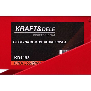 Tänavakivi giljotiin KD1193 KraftDele (9 foto / 10)