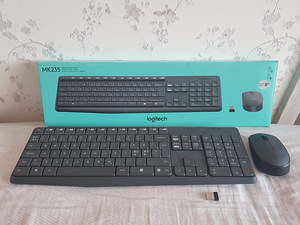 Logitech MK235 juhtmevaba klaviatuur ja arvutihiir NORDIC (1 foto / 2)