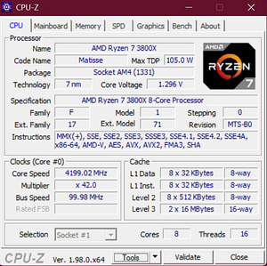 AMD Ryzen 7 3800x (3 фото из 3)
