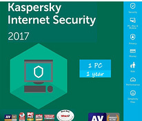 Antiviirus Kaspersky Internet Security 2021 1PC 1aasta