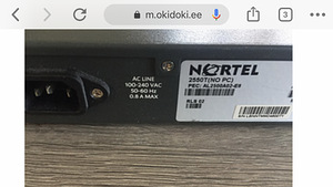 Свич NORTEL 2550T, 48 minekut (1 фото из 2)