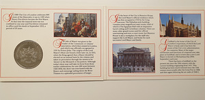 City of London 800 anniversary commemorative issue (2 foto / 2)