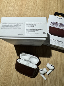 Airpods pro + leather case (3 foto / 3)