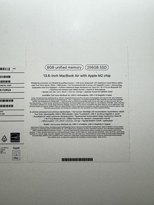 Apple macbook air m2 + magic mouse + tommy kott, garantii (3 foto / 3)